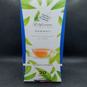 INFUSION SOMMEIL  40 mg de CBD spectre complet cbdvap