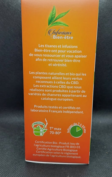 INFUSION RELAXATION 40 mg de CBD spectre complet cbdvap