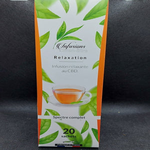 INFUSION RELAXATION 40 mg de CBD spectre complet cbdvap