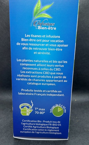 INFUSION SOMMEIL  40 mg de CBD spectre complet cbdvap